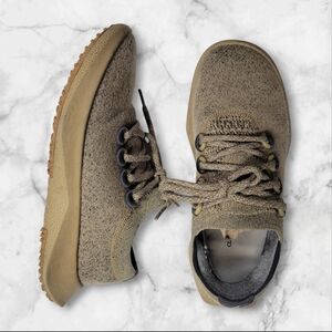 Allbirds Dasher Mizzle Tan Brown Wool Runners Size 7 Womens